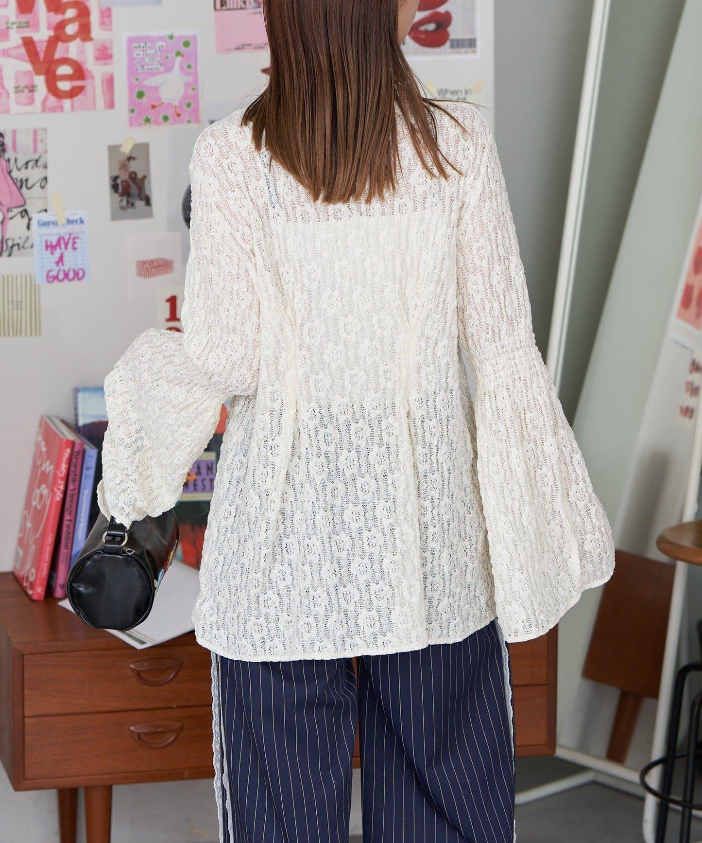 【Ciaopanic】2WAY抽褶蕾絲上衣