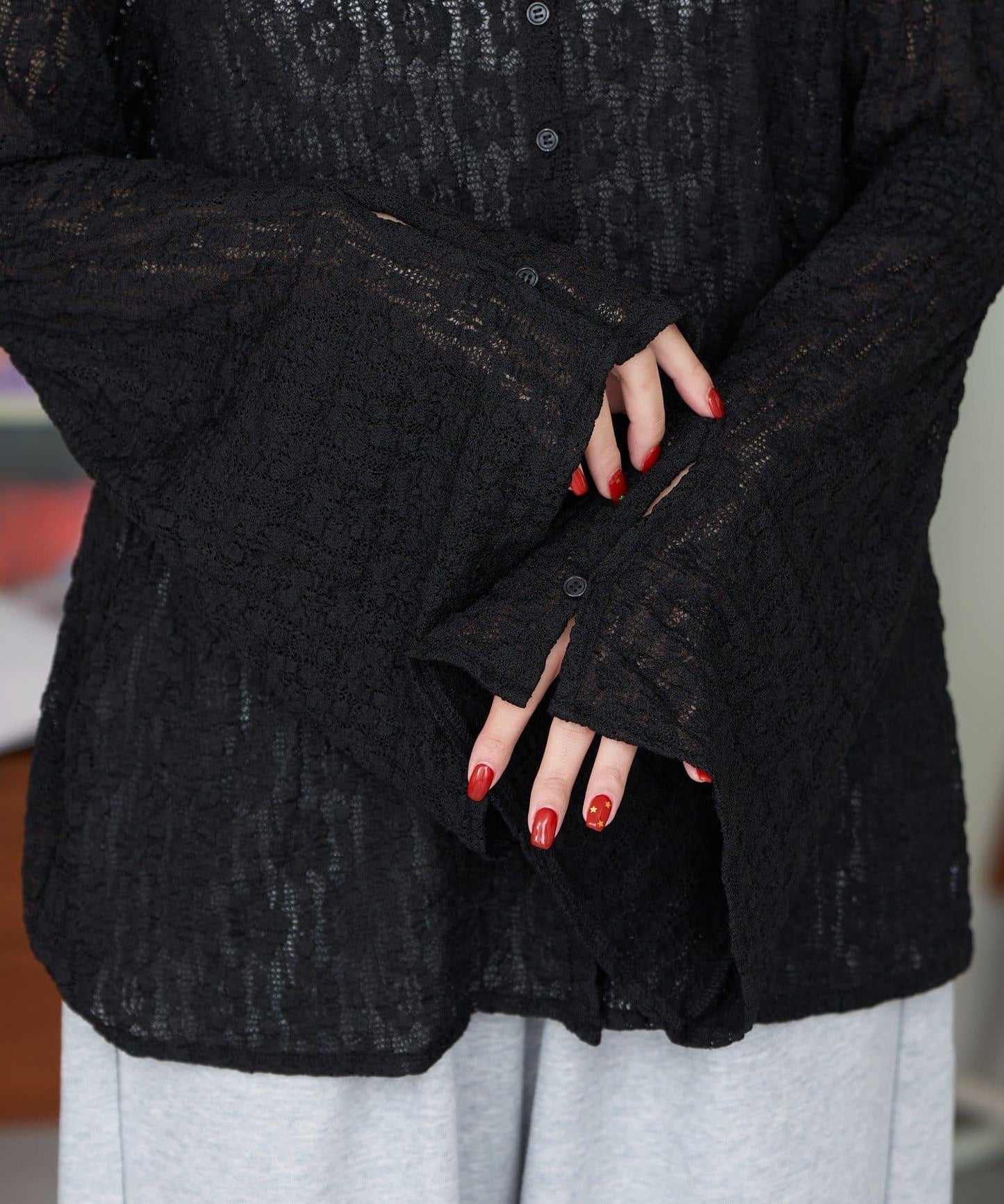 【Ciaopanic】2WAY抽褶蕾絲上衣