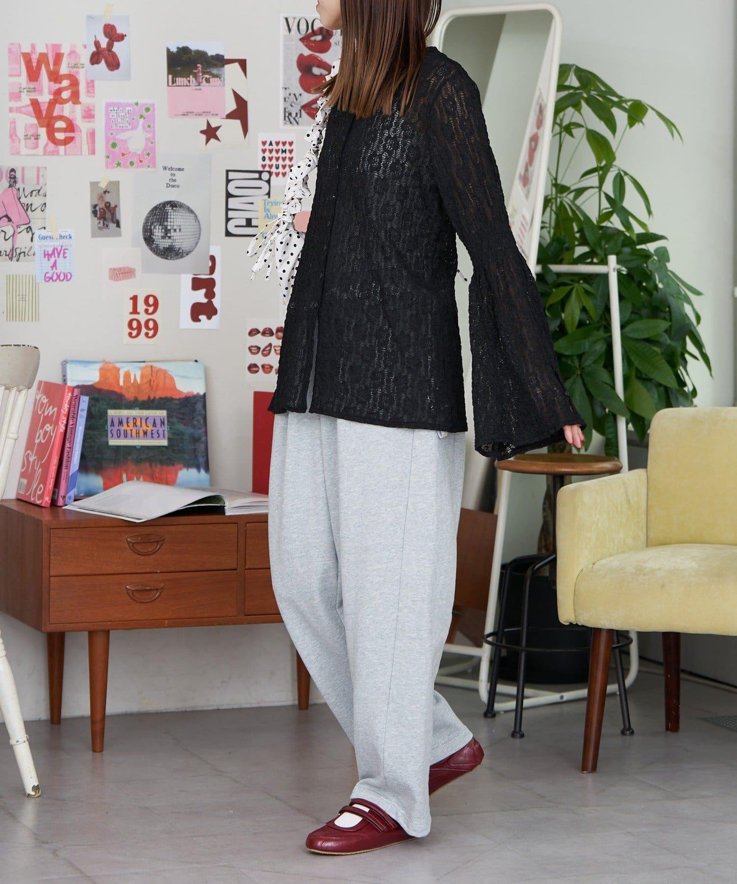 【Ciaopanic】2WAY抽褶蕾絲上衣