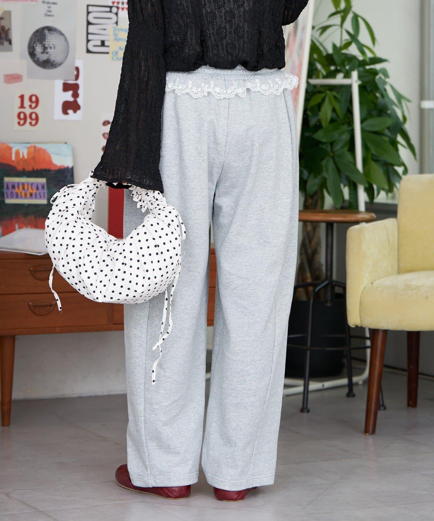 【Ciaopanic】衛衣蕾絲長褲