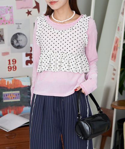 【Ciaopanic】套裝單品帶網紗吊帶背心T恤