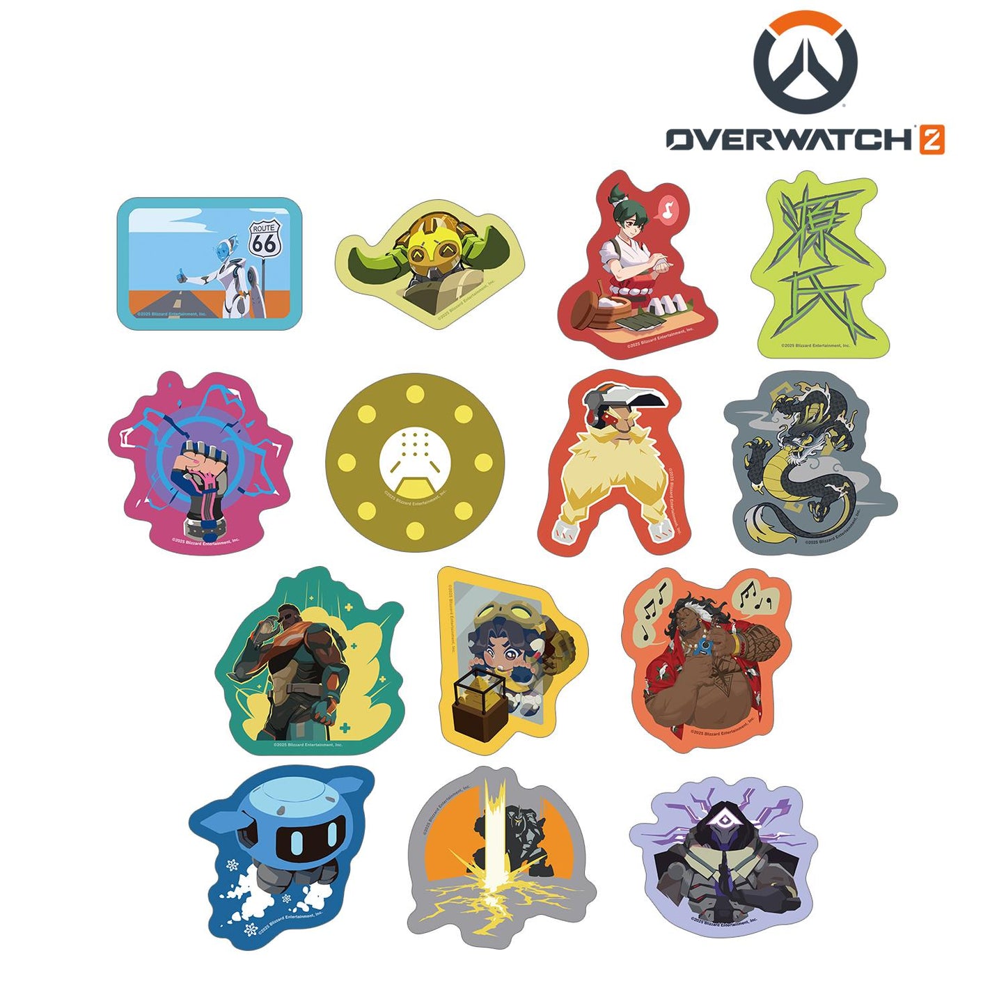 守望先鋒2_異形切割交易貼紙 ver.C（單品/全套BOX）（14枚入）