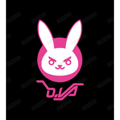 守望先鋒2（尺碼/XL）D.Va背面印花拉鍊連帽衛衣男女通用