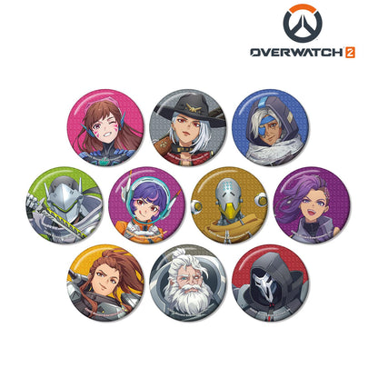 守望先鋒2 メレ插畫 交易閃粉徽章（全套BOX）（10個裝）