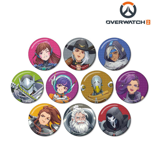 守望先鋒2 メレ插畫 交易閃粉徽章（全套BOX）（10個裝）