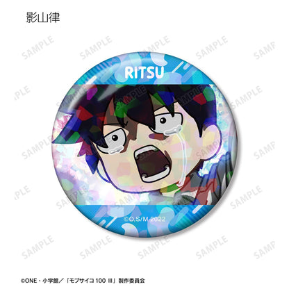 靈能百分百Ⅲ 隨機Q版漫畫風全息徽章（單品/全套BOX/10包入）