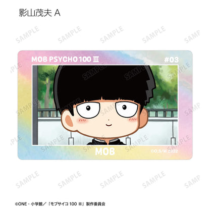 靈能百分百Ⅲ 隨機Q版漫畫風極光卡貼（單品/全套BOX/10包入）