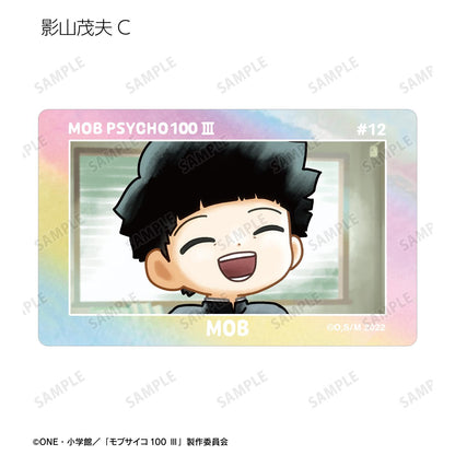 靈能百分百Ⅲ 隨機Q版漫畫風極光卡貼（單品/全套BOX/10包入）