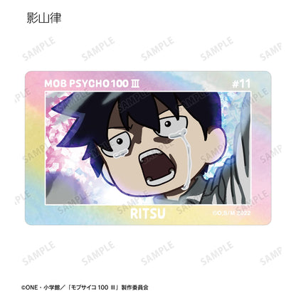 靈能百分百Ⅲ 隨機Q版漫畫風極光卡貼（單品/全套BOX/10包入）