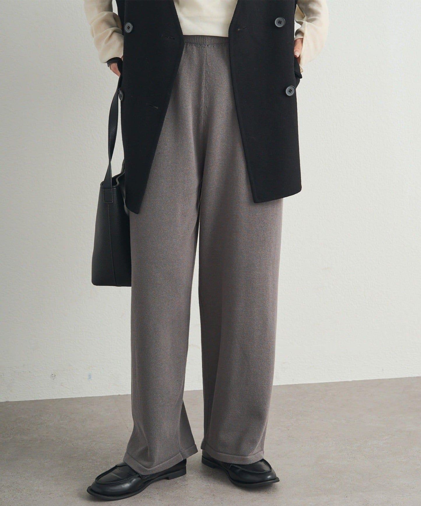 【可搭配套裝】針織褲