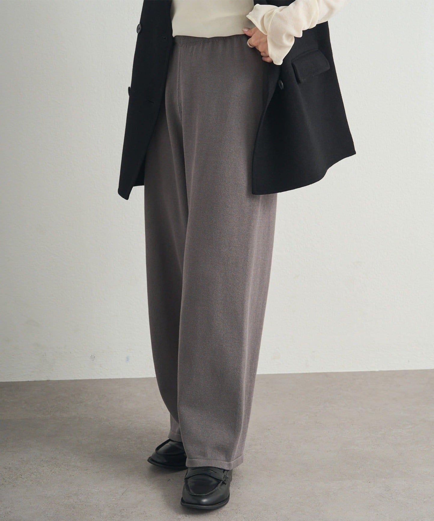 【可搭配套裝】針織褲