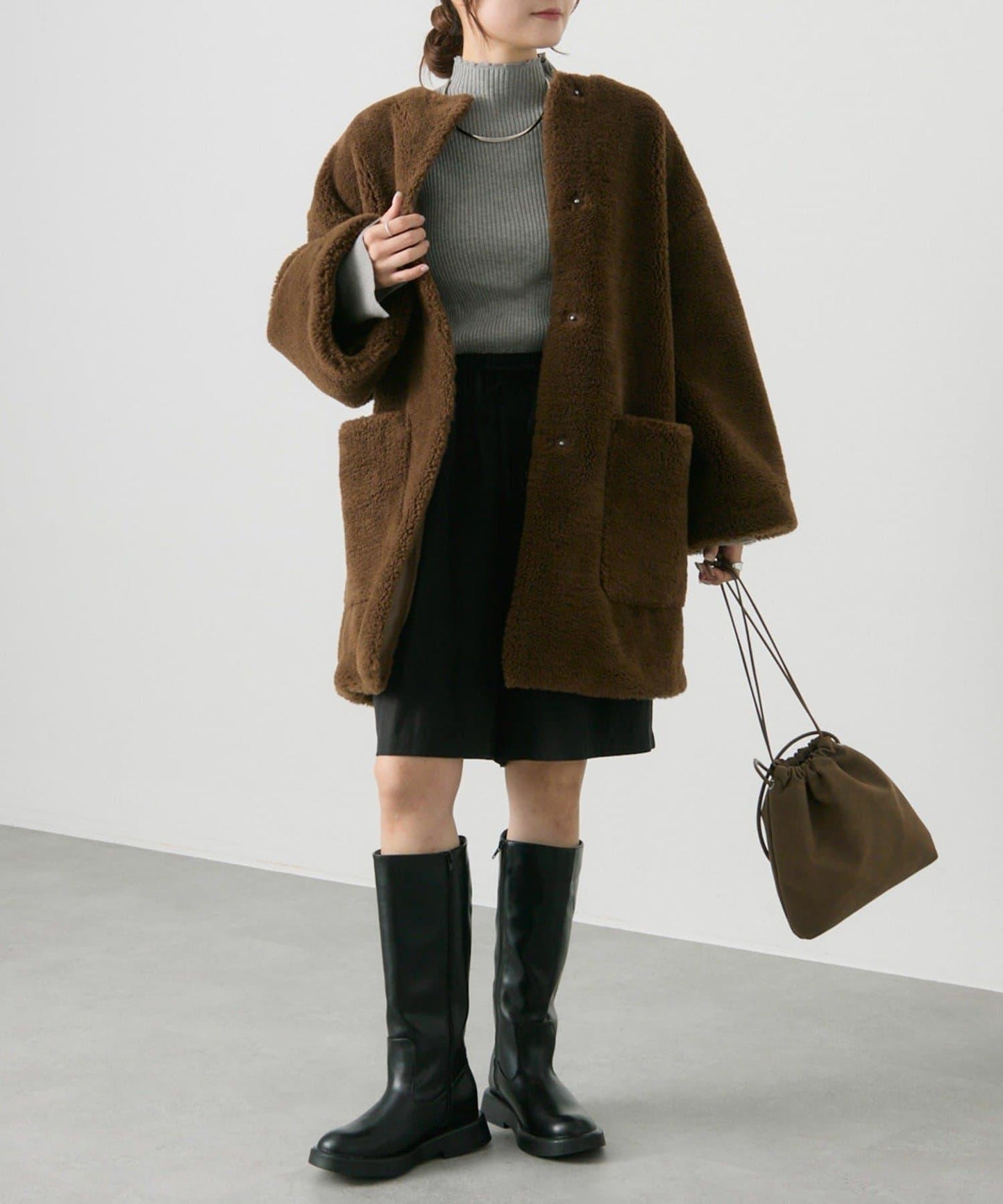 【復刻/新增色】小高領羅紋針織衫