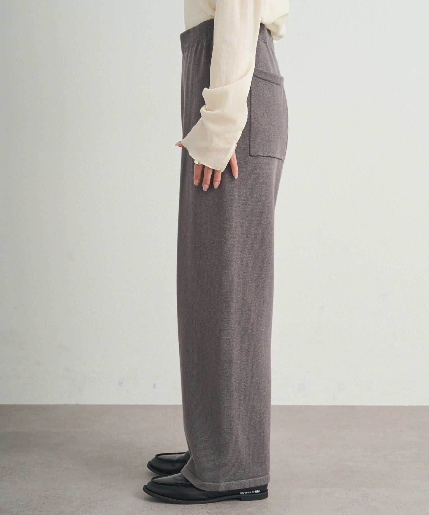 【可搭配套裝】針織褲