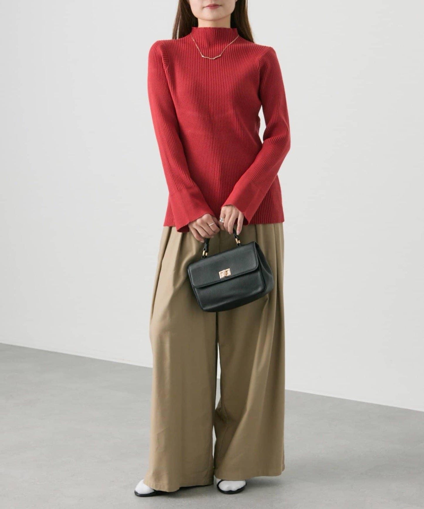 【復刻/新增色】小高領羅紋針織衫