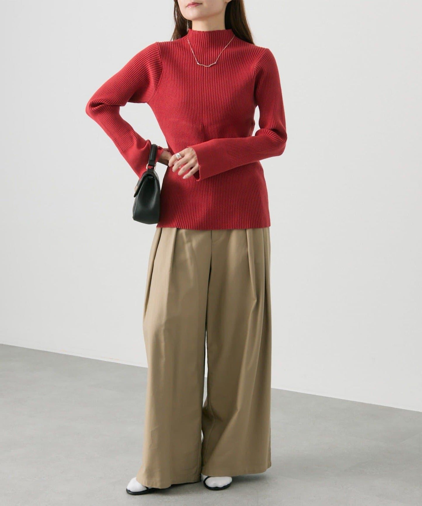 【復刻/新增色】小高領羅紋針織衫