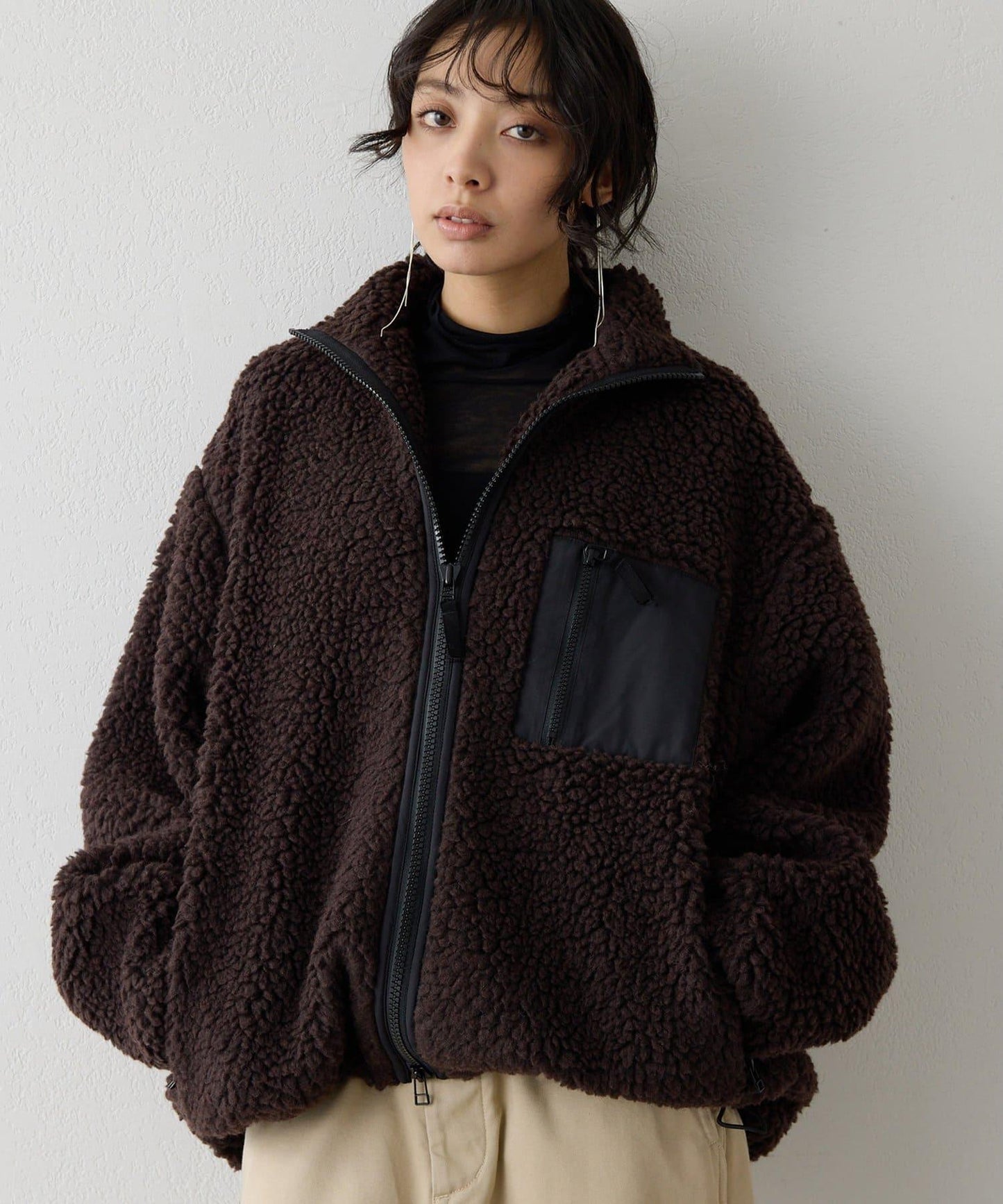 羊羔絨飛行員夾克