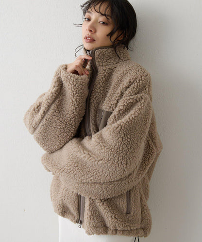 羊羔絨飛行員夾克