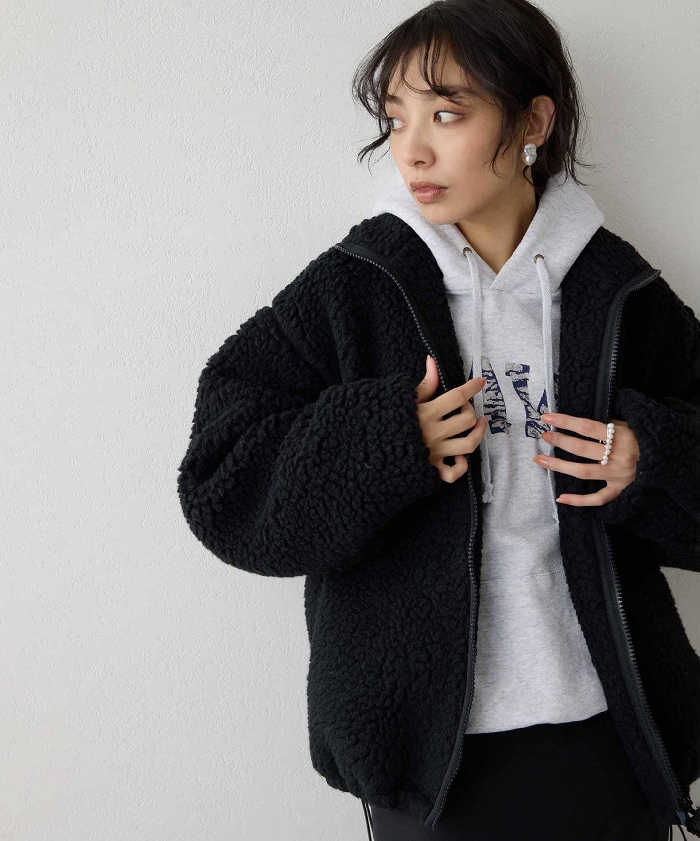 羊羔絨飛行員夾克