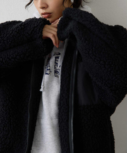 羊羔絨飛行員夾克