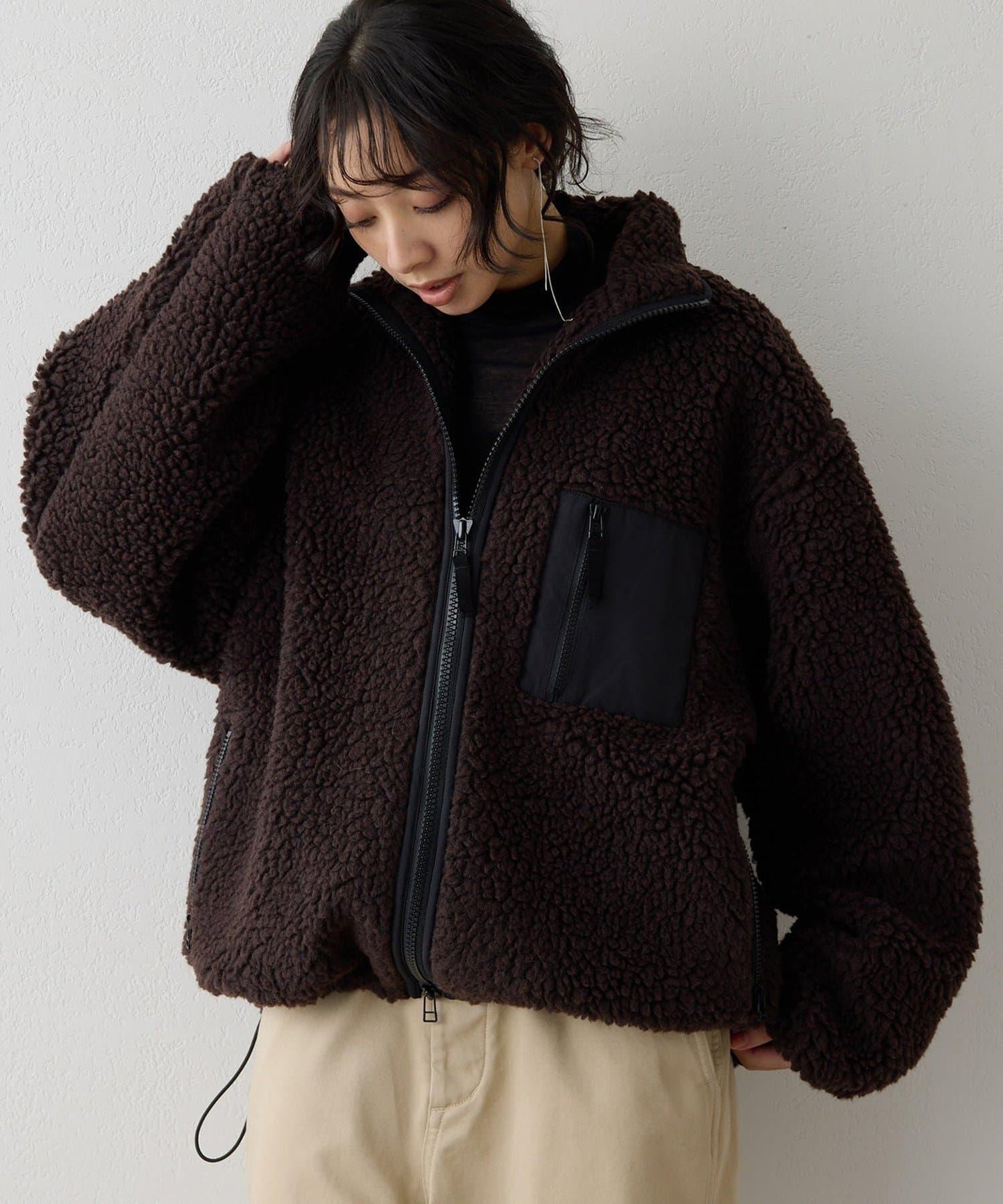 羊羔絨飛行員夾克