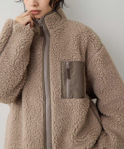 羊羔絨飛行員夾克