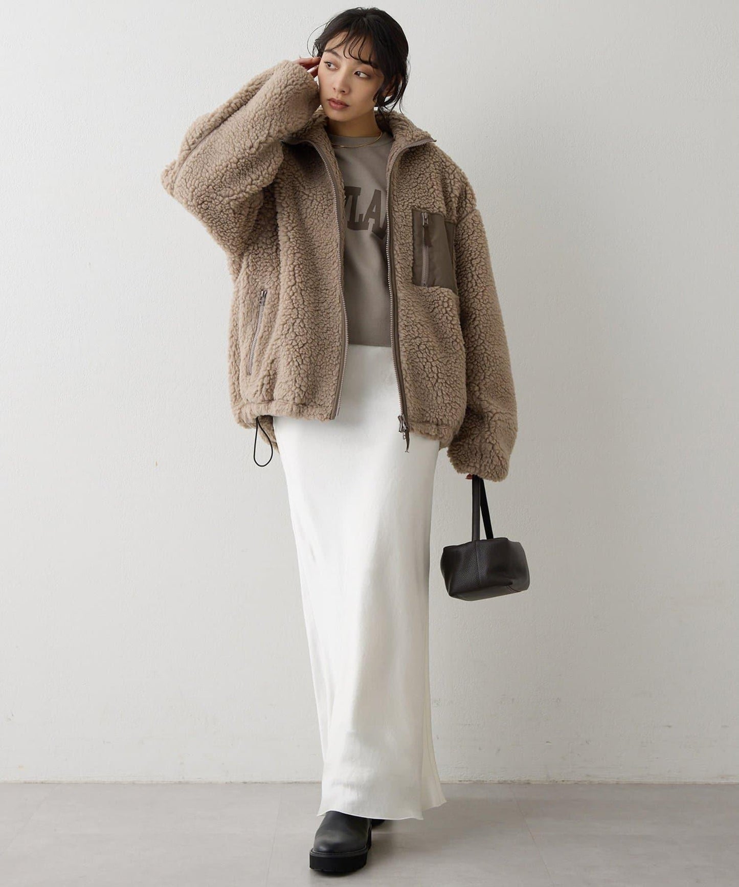 羊羔絨飛行員夾克