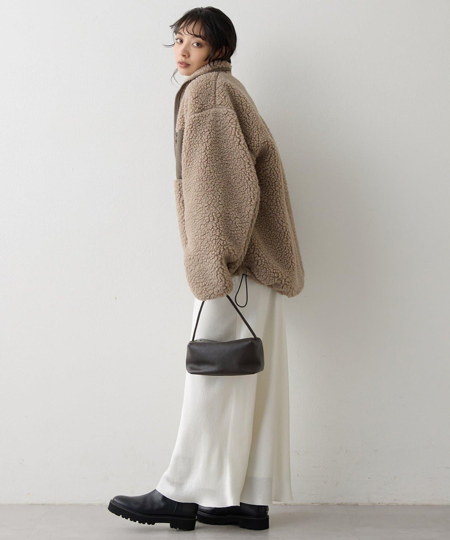 羊羔絨飛行員夾克