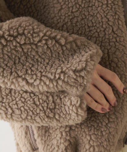 羊羔絨飛行員夾克