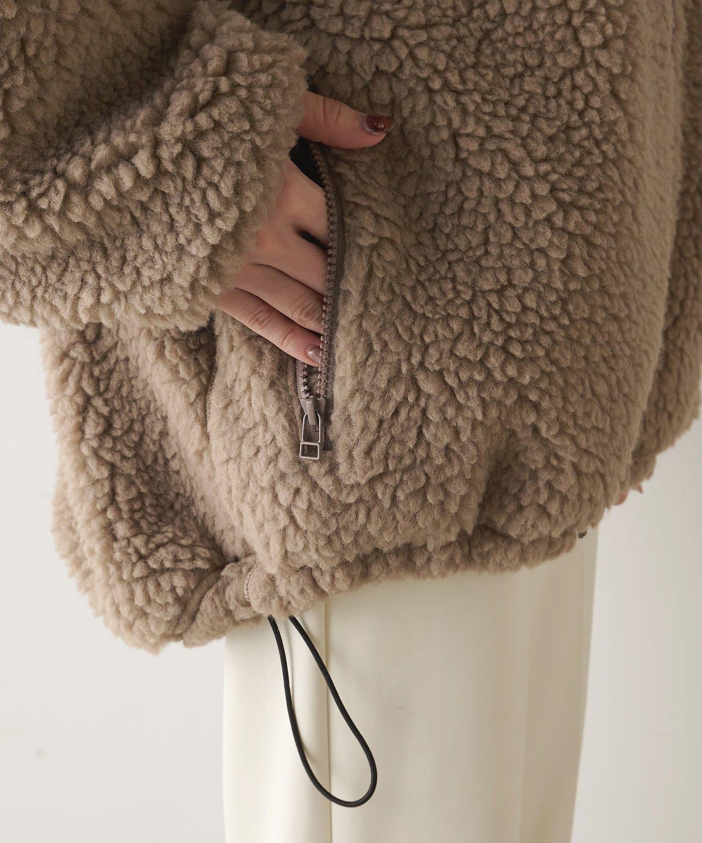 羊羔絨飛行員夾克