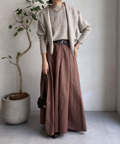 圍巾套裝針織上衣