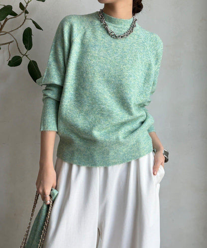 圍巾套裝針織上衣