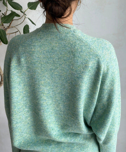 圍巾套裝針織上衣