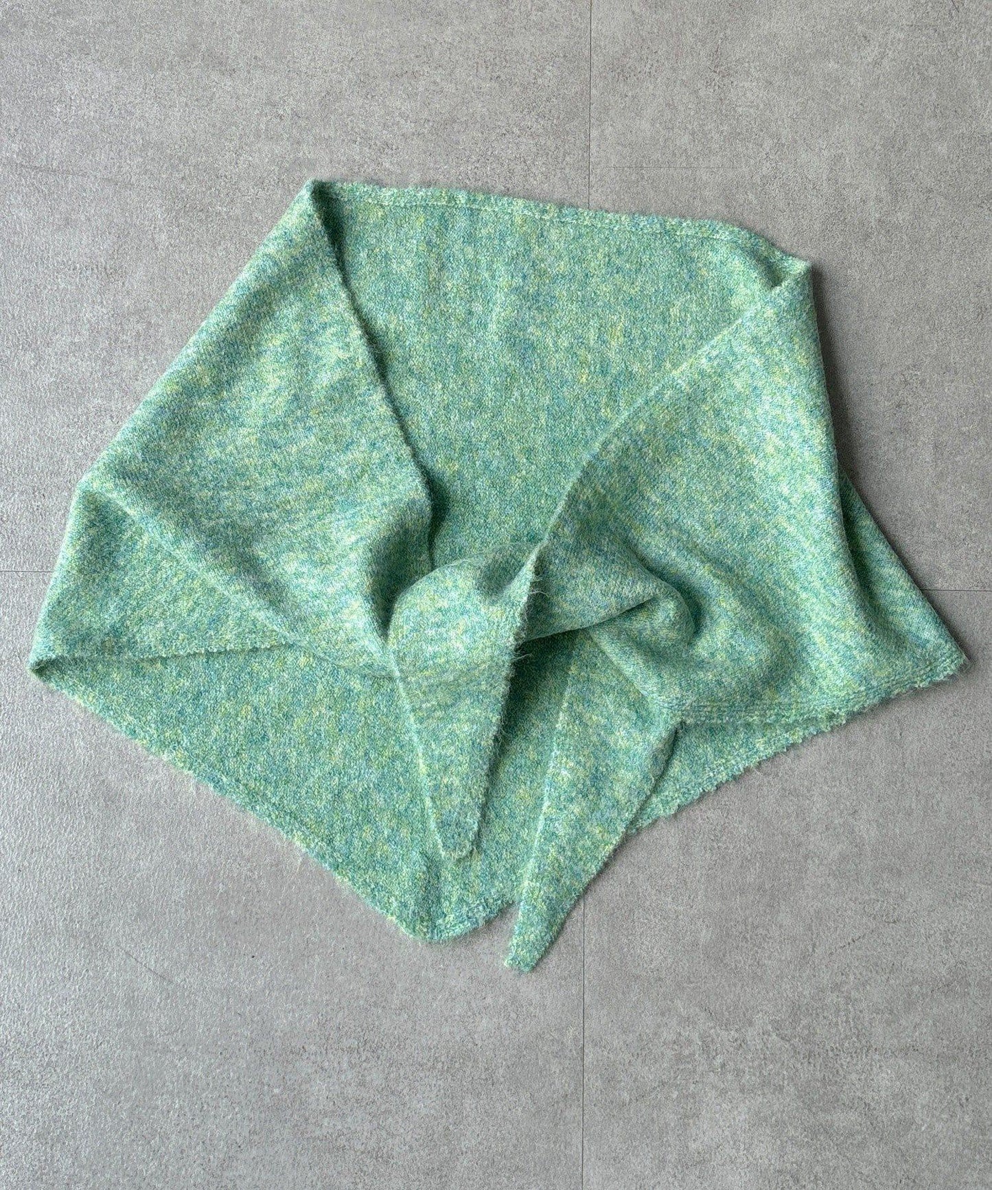 圍巾套裝針織上衣