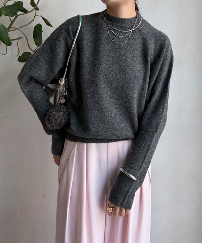 圍巾套裝針織上衣