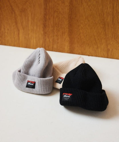 BOX LOGO 寬鬆針織帽 Box標誌寬大毛線帽