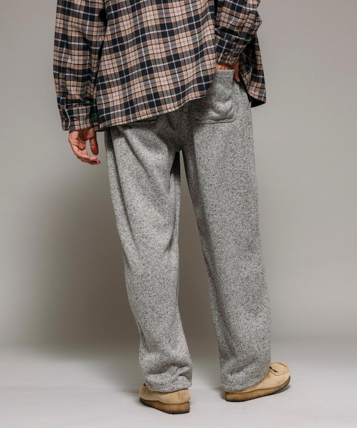 寬鬆版型針織抓絨攀巖褲