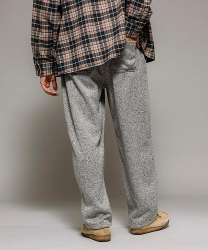 寬鬆版型針織抓絨攀巖褲