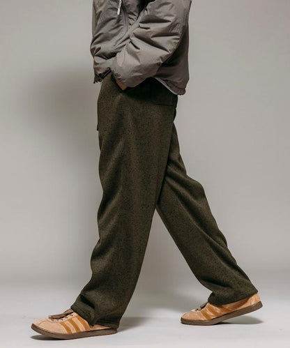 寬鬆版型針織抓絨攀巖褲