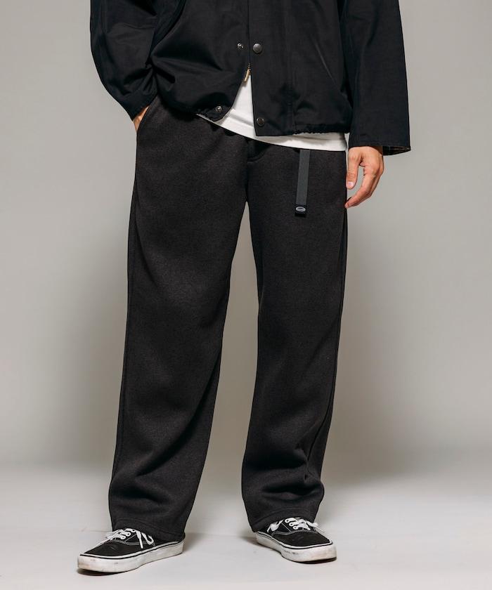 寬鬆版型針織抓絨攀巖褲