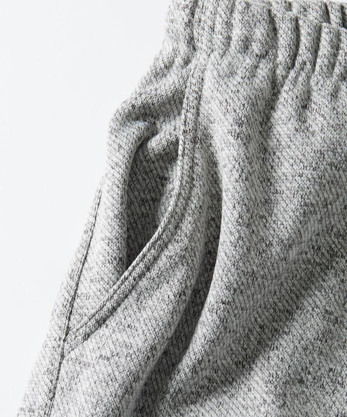 寬鬆版型針織抓絨攀巖褲