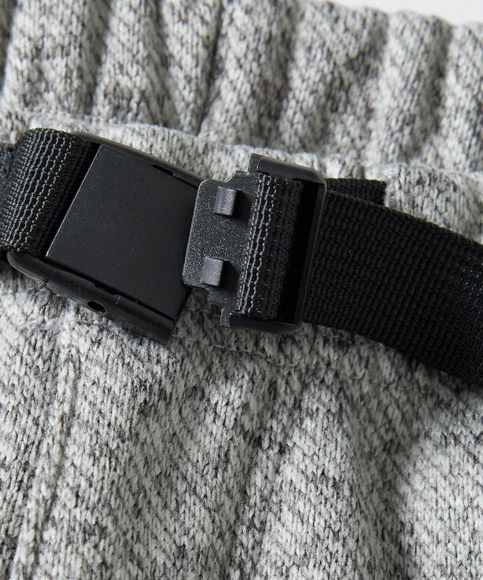 寬鬆版型針織抓絨攀巖褲