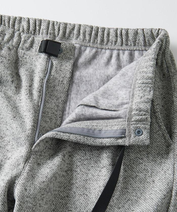 寬鬆版型針織抓絨攀巖褲