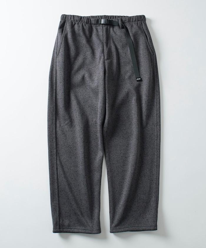 寬鬆版型針織抓絨攀巖褲