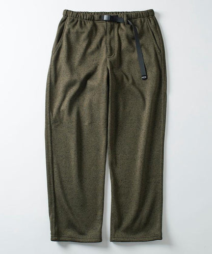 寬鬆版型針織抓絨攀巖褲