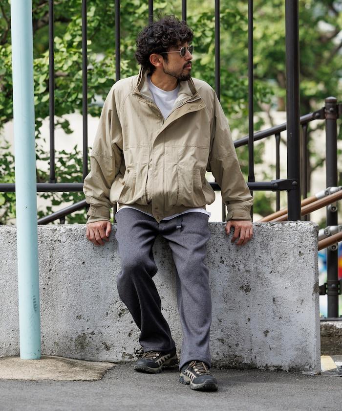 寬鬆版型針織抓絨攀巖褲