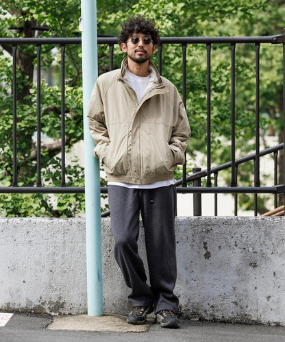 寬鬆版型針織抓絨攀巖褲