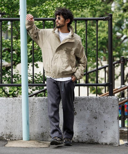 寬鬆版型針織抓絨攀巖褲