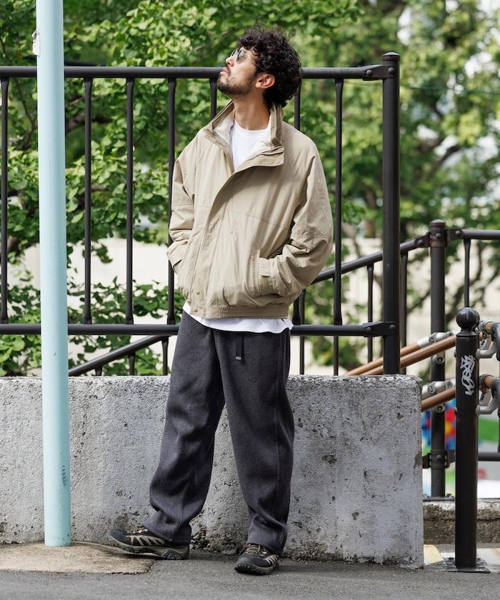 寬鬆版型針織抓絨攀巖褲