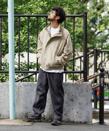 寬鬆版型針織抓絨攀巖褲