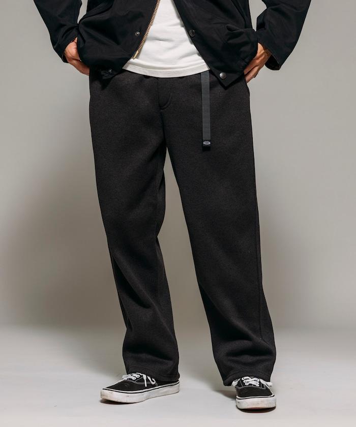 寬鬆版型針織抓絨攀巖褲